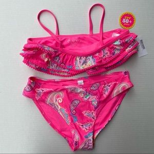 Children’s Place XL / size 14 girls 2 piece swim suit, brand new with tags